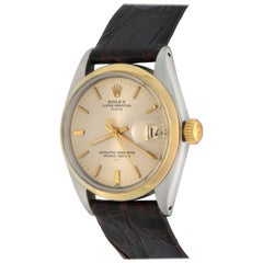Rolex Yellow Gold Date Automatic Wristwatch Ref 1500