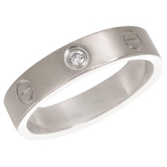 Cartier White Gold and Diamond Love Ring