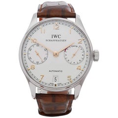 IWC Portuguese 7 Day Stainless Steel Gents IW500114