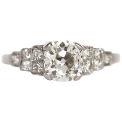 1.17 Carat Diamond Platinum Engagement Ring