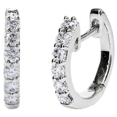 Gold Diamond Huggie Hoop Earrings Gold Diamond Huggie Hoop Earrings