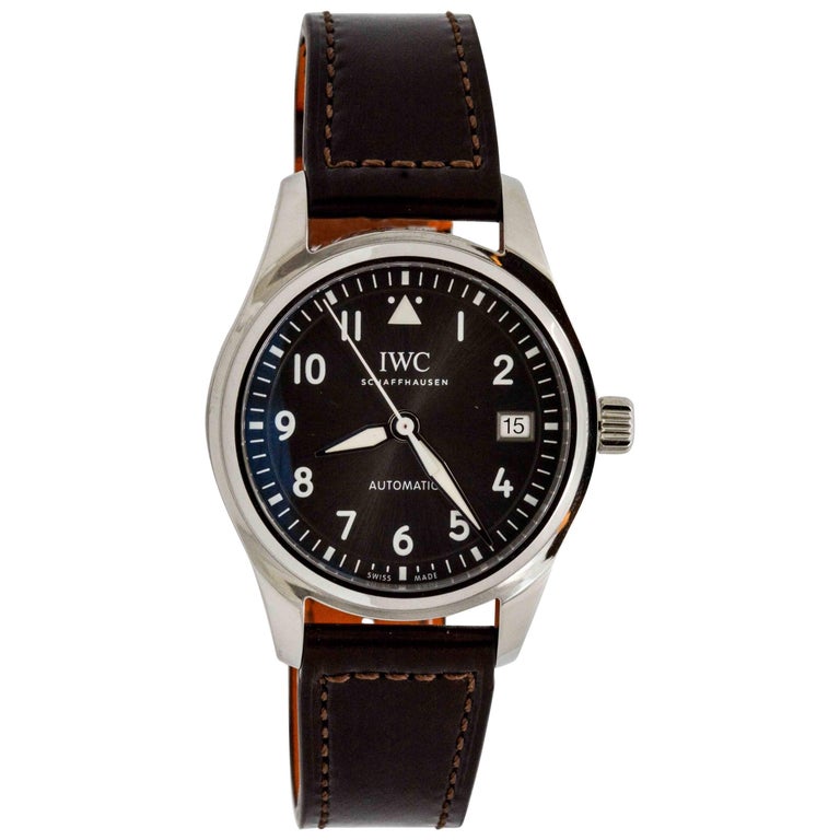 International Watch Company Stainless Steel Pilot Wristwatch at 1stDibs