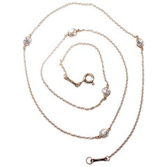 Tiffany & Co. Elsa Peretti Diamonds by the Yard Gold Necklace