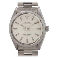 Rolex Stainless Steel Oyster Perpetual self winding wristwatch, circa 1985