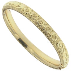 Chiseled Bracelet Yellow Gold 18 Karat