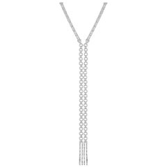 Diamond Lariat Necklace 