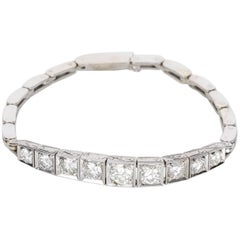 2.20ct Diamond Bracelet 9k White Gold