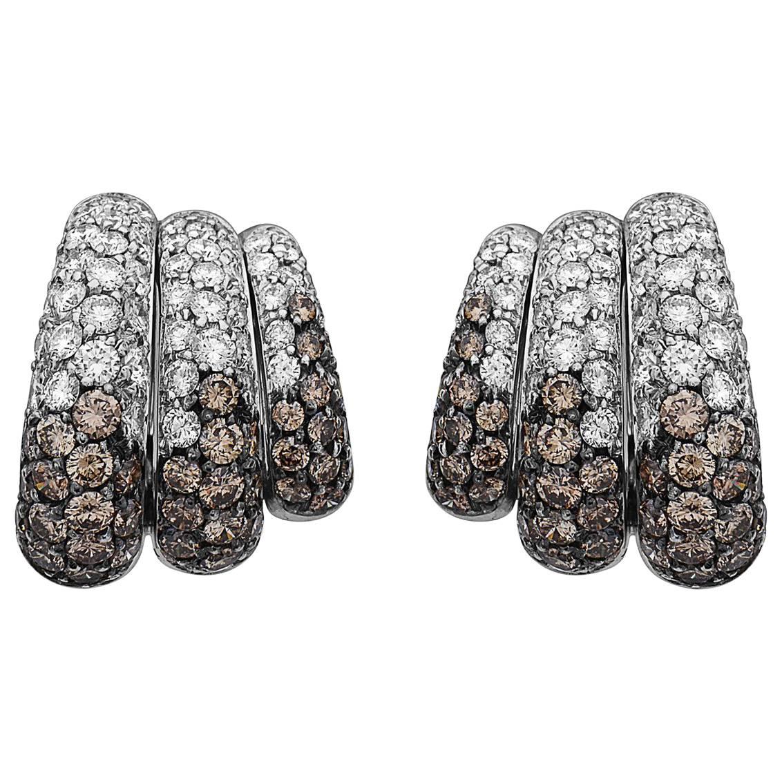 Emilio Jewelry 7.46 Carat Unique Diamond Earrings