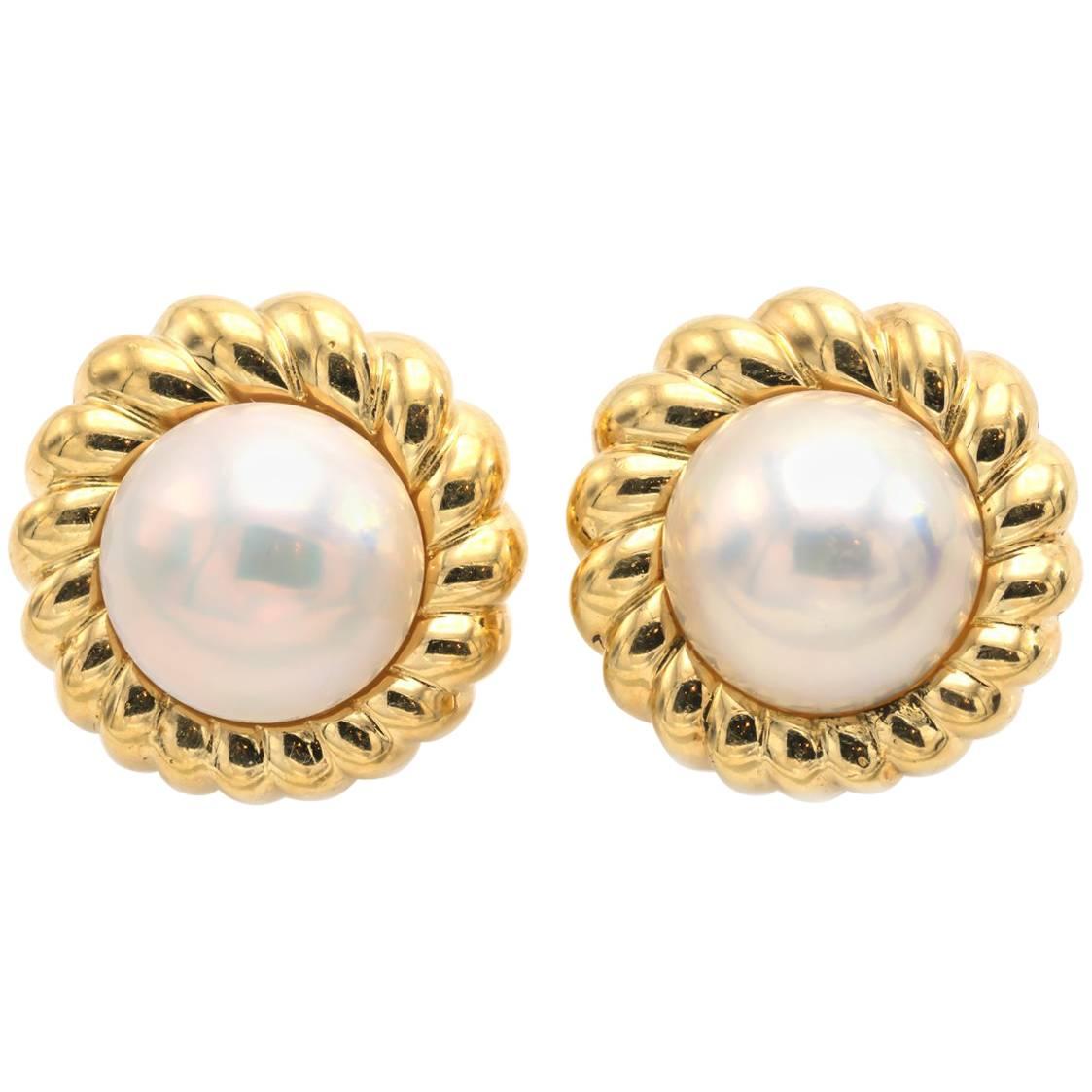 tiffany mabe pearl earrings