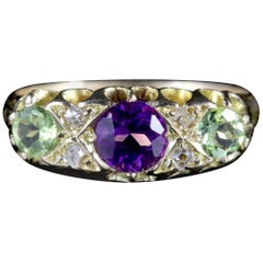 Antique Victorian Suffragette Ring, circa 1900 18 Carat Gold