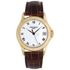 Patek Philippe Yellow Gold Calatrava Automatic Wristwatch 