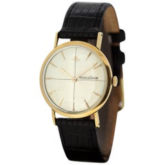 Jaeger-LeCoultre Vintage Armbanduhr mit Handaufzug aus 18 Karat Gold, ca. 1960er Jahre