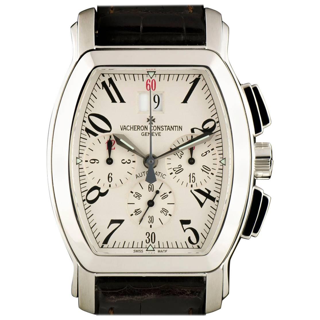 Vacheron Constantin Royal Eagle Chrono Steel Silver Dial 49145 Automatic Watch