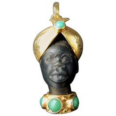 "Moor" Vintage Pendant Set with Turquoises, circa 1960