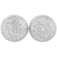 Old Diamonds Single Cut Rose Gold and Silver  Earrings