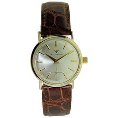 Wittnauer Solid Gold Retro Manual Wind Watch, circa 1920s