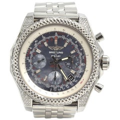 Breitling Stainless Steel Diamond Bentley B06 With automatic Wristwatch