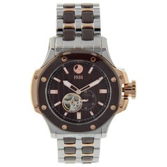 Feri Rose Gold Stainless Steel Automatic Wristwatch by Feri