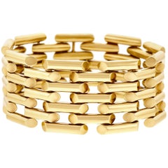 Tiffany & Co. 1930er Jahre Art Deco Gold-Armband