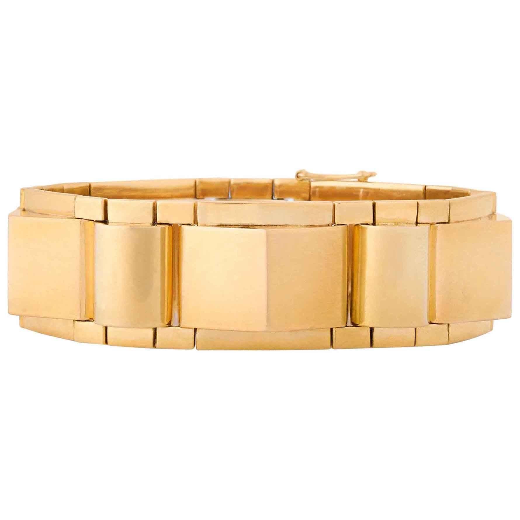 French Retro Gold Bracelet