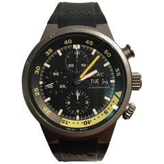 Used IWC Aquatimer Split Minutes Chronograph Wristwatch