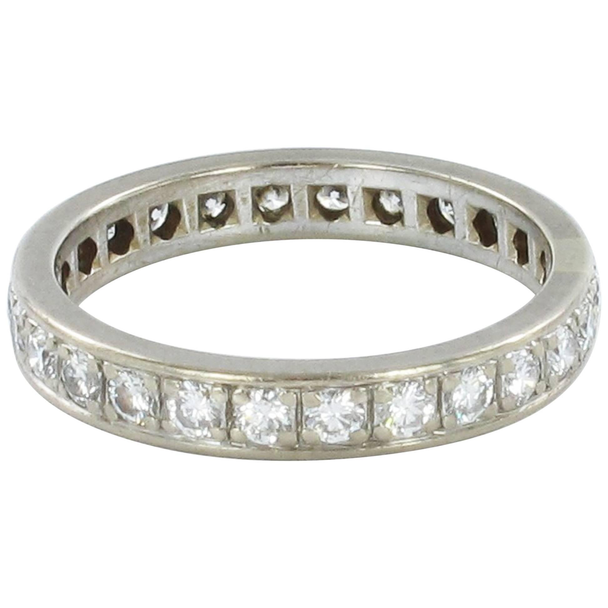 Gübelin Diamond White Gold Eternity Ring