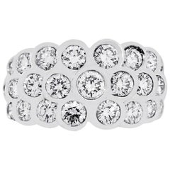 Diamond Honeycomb Ring