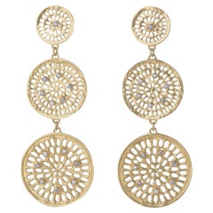 Joan Hornig Triple Diamond Pinwheel Earrings