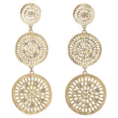 Joan Hornig Triple Diamond Pinwheel Earrings