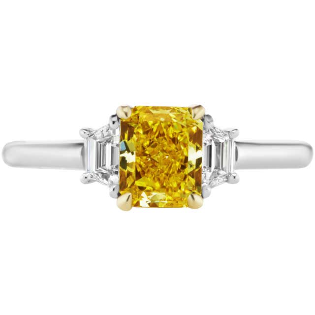 Vivid Diamonds GIA Certified 18.66 Carat Emerald Cut Diamond Engagement ...