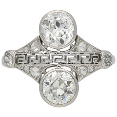 Art Deco Diamond Cluster Ring, circa 1925