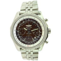 Édition spéciale de la montre en acier Breitling pour Bentley, boîte et papiers A25362