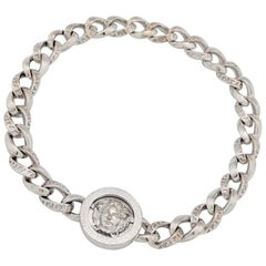 Gianna Versace Kette Medusa 18 Karat White Gold Bracelet