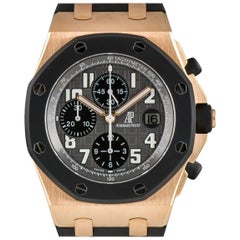 audemars piguet royal oak rose gold Audemars Piguet Rose Gold Royal Oak Offshore Automatic Wristwatch