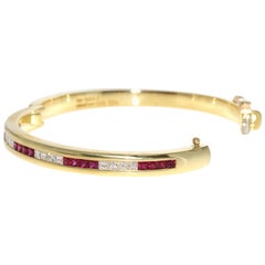 Tiffany & Co. Ruby and Diamond Bangle