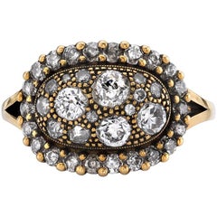 Cobblestone Diamond Surround Ring