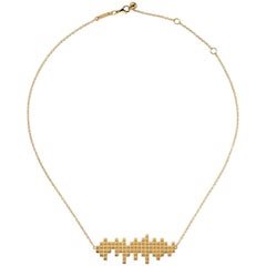 Francesca Grima Yellow Gold Equalizer Necklace