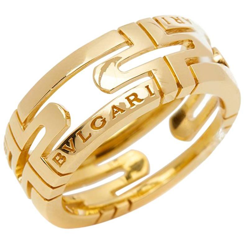 Bulgari Yellow Gold Parentesi Ring