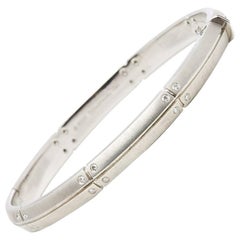 Tiffany & Co. 18 Karat White Gold Diamond Streamerica Bracelet 