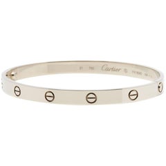 Cartier White Gold Love Bangle