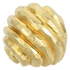 18K Gold Henry Dunay Swirl Ring