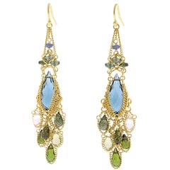 Anthony Nak Tourmaline Drop Earring