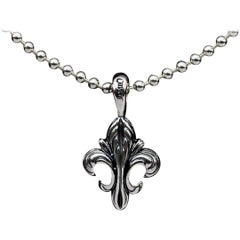fleur de lis necklace sterling silver Lagos Fleur-de-Lis Sterling Silver Pendant Necklace
