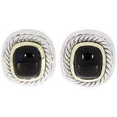 David Yurman Black Onyx Albion Collection Earrings