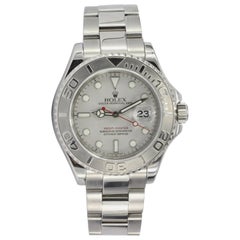 Used Rolex Platinum Yacht Master Time Lapse Bezel Wristwatch Ref 16622, circa 2009