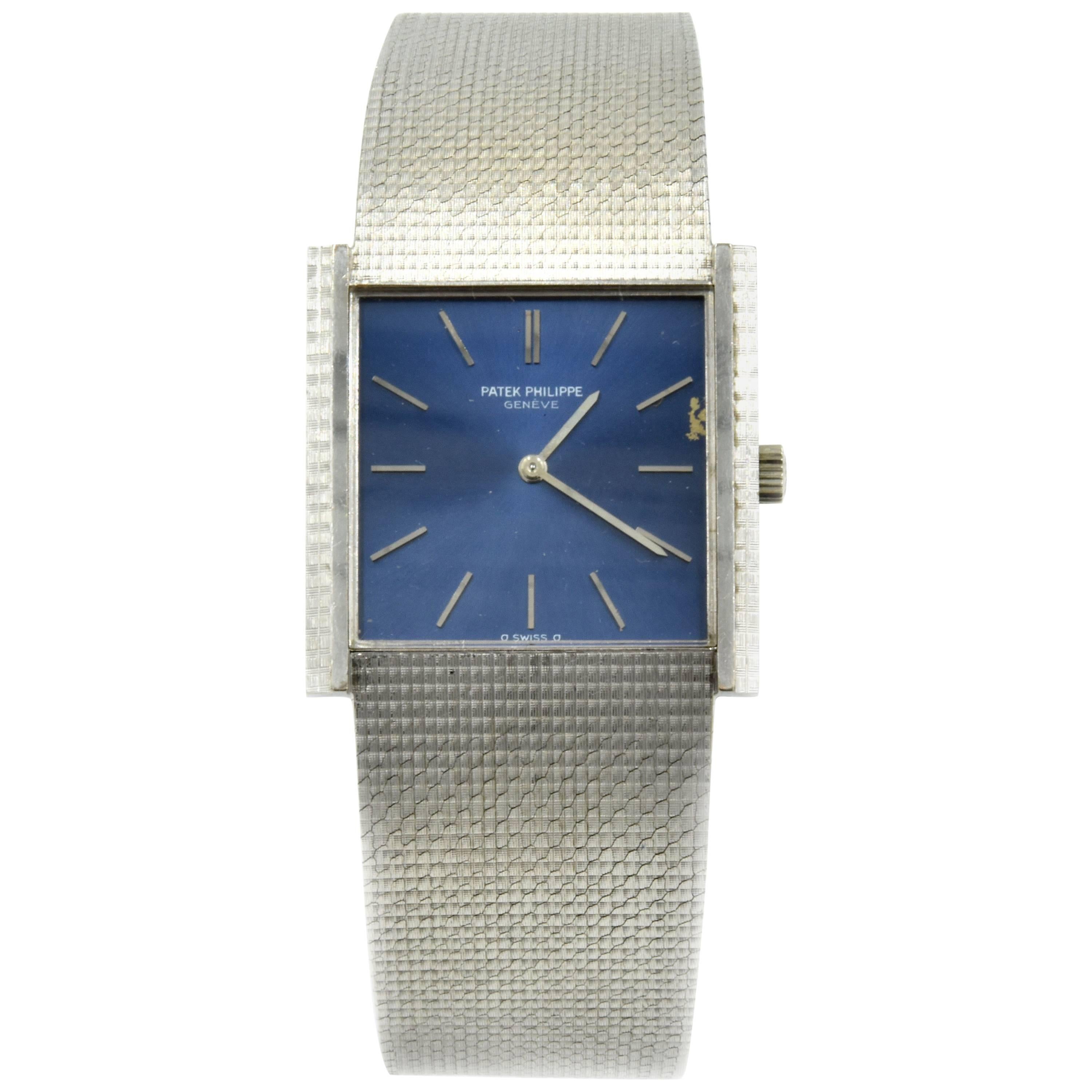 Patek Philippe White Gold Mechanical Dress Wristwatch, circa 1971, Ref 3570-1