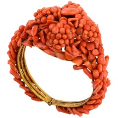 Coral Bracelet, Sicily Italy, Early 20th Century