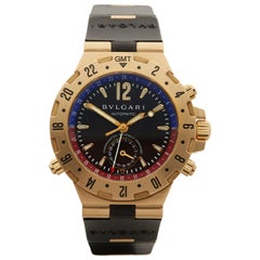 Bulgari Diagono GMT 18 Karat Yellow Gold Gents D29854