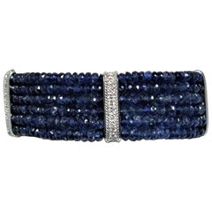 Sapphire Bead Bracelet