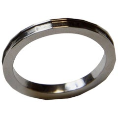 Octave Ring is in 18 carat Brushed Black Rhodium Gold 